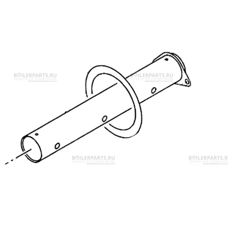 Распределительная труба обратной линии G215 7 секций для котлов G215 /U/WS /G215-85 Bosch/Buderus 87