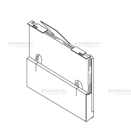 Панель задняя теплоизоляционная G234X 7 секций для котлов Bosch/Buderus/Junkers 8718585268