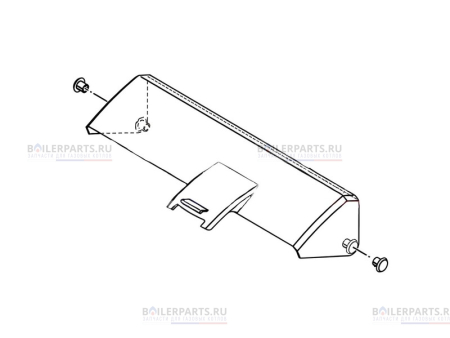 Корпус перекрытие со световым люком для котлов Bosch/Buderus/Junkers 8718585359