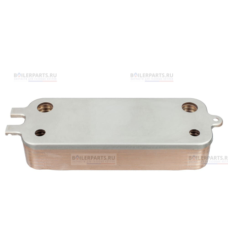 Теплообменник вторичный 190 мм 16 пластин BOSCH ZILMET 87186446250