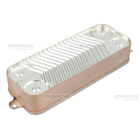 Теплообменник вторичный 190 мм 16 пластин BOSCH ZILMET 87186446250