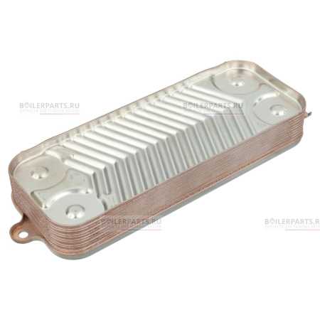 Теплообменник вторичный 190 мм 12 пластин BOSCH SaunierGPT 87186446230