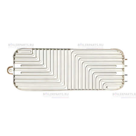 Теплообменник вторичный 190 мм 18 пластин BOSCH ZILMET 87186402310