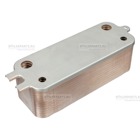 Теплообменник вторичный 190 мм 26 пластин BOSCH ZILMET 87186429490