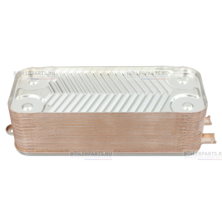Теплообменник вторичный 190 мм 26 пластин BOSCH ZILMET 87186429490