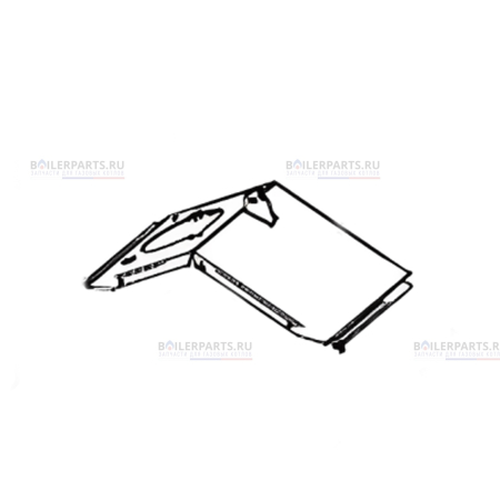 Свод камеры сгорания на 35 кВт для котлов Bosch/Buderus/Junkers 87186432120