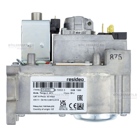 Комбинированный газовый клапан Honeywell VR4605 для котлов Wolf NG-30E90/120 8902441 