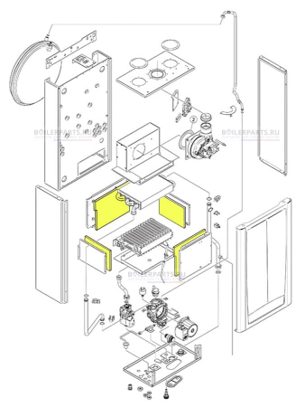 Комплект изоляции камеры сгорания ALPHATHERM  95000945