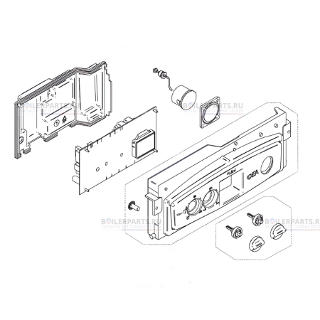 Комплект панели управления ALPHATHERM 95030158