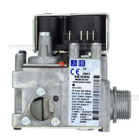 Газовый клапан 35 bar SIT 0.848.063