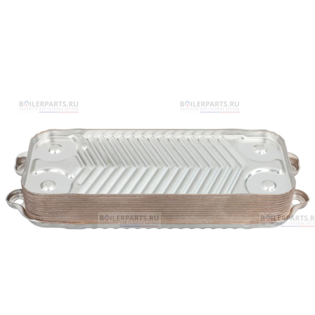 Теплообменник вторичный 190 мм 16 пластин VAILLANT ZILMET 0020027547