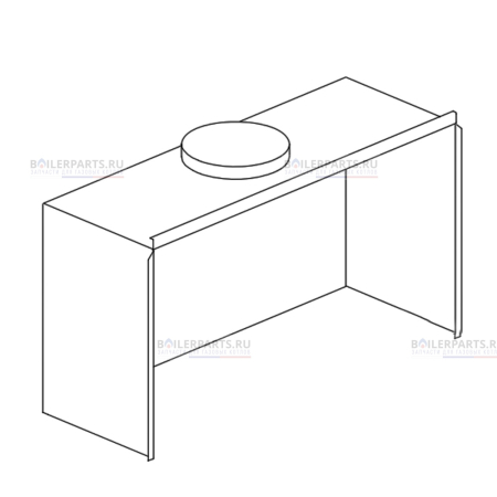 Стабилизатор тяги 10 секций задний для котлов Protherm 0020034998