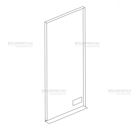 Панель облицовки L боковая, белая для котлов Protherm 0020035327