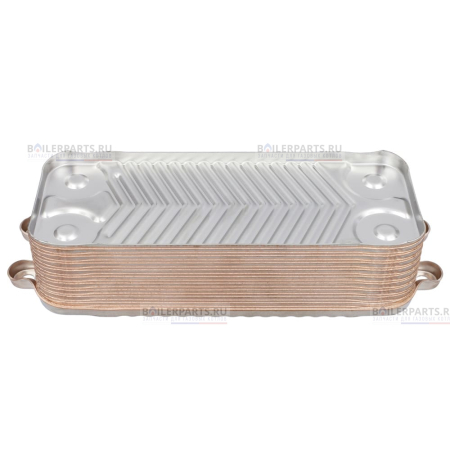 Теплообменник вторичный 190 мм 19 пластин VAILLANT ZILMET 0020038572