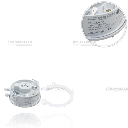Прессостат (пневмореле) реле давления воздуха HUBA CONTROL 20/300 Pa VAILLANT 0020058878