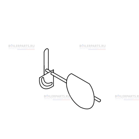 Заслонка дымохода для котлов Protherm 0020053442