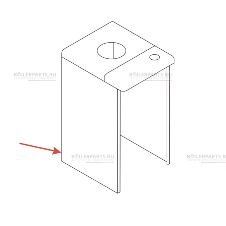 Панель облицовки правая для котлов Protherm 0020095654