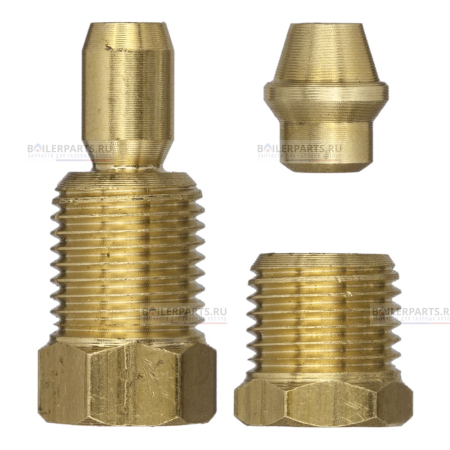 Трубка газовая запальной горелки (медная в сборе с фитингами) FEG, BEATA SIT 02012