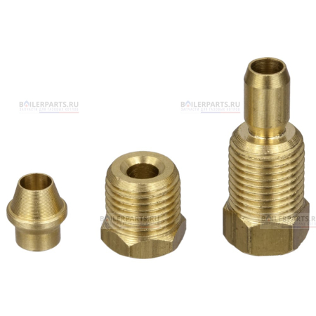 Трубка газовая запальной горелки (медная в сборе с фитингами) FEG, BEATA SIT 02012