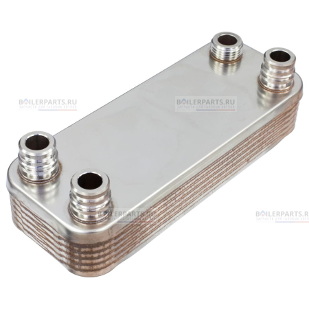 Теплообменник вторичный 190 мм 12 пластин VAILLANT ZILMET 065110
