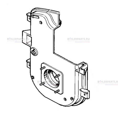 Дверца топочной камеры для котлов Vaillant 068422