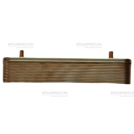 Теплообменник вторичный 190 мм 14 пластин ZILMET 17B1901444