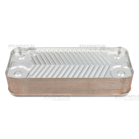 Теплообменник вторичный 190 мм 16 пластин BAXI 17B1901630 ZILMET