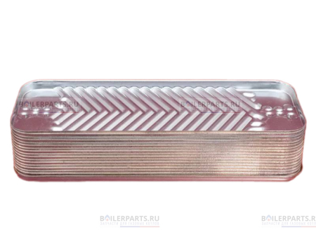 Теплообменник вторичный 207 мм 16 пластин ZILMET 17B2071621