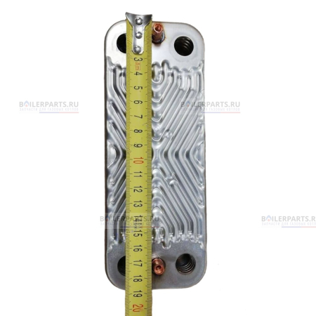 Теплообменник вторичный 190 мм 12 пластин THERMEX ZILMET 19035015