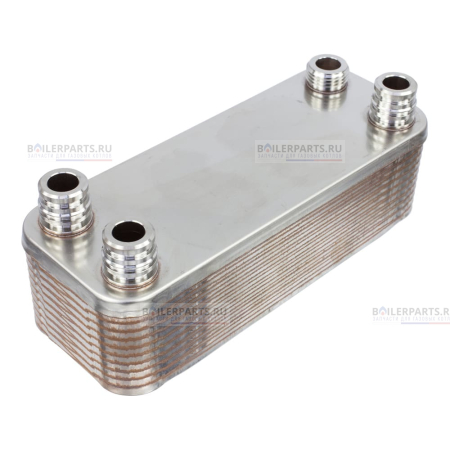 Теплообменник вторичный 207 мм 16 пластин VAILLANT ZILMET 20161220