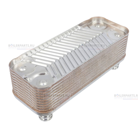 Теплообменник вторичный 207 мм 16 пластин VAILLANT ZILMET 20161220