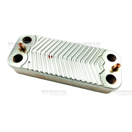Теплообменник вторичный 190 мм 12 пластин BAXI ZILMET 20490565