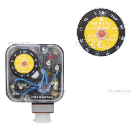 Реле давления газа NB 50 A2 DUNGS 2.5-50 mBar 215237