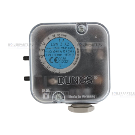 Реле давления воздуха LGW 3 A2 G3 DUNGS 0.4-3 mBar 218444