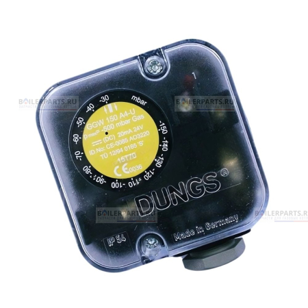 Реле давления газа GGW 150 A4-U DUNGS ~30- -150 mBar 247980