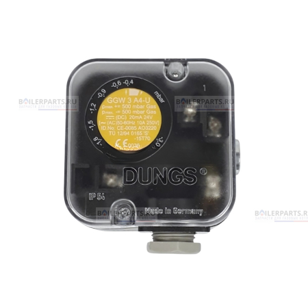 Реле давления газа GGW 3 A4-U DUNGS ~0.4- -3 mBar 248327