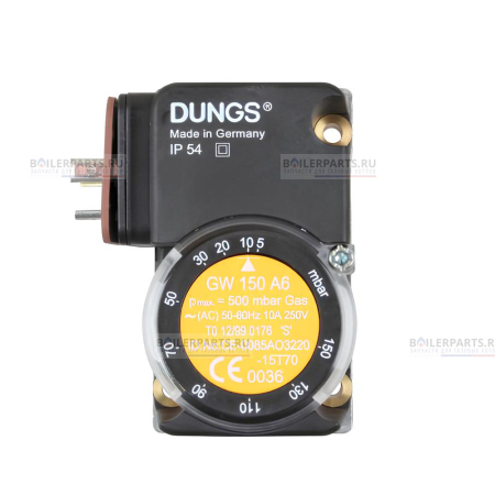 Реле давления газа GW 150 A6 DUNGS 5-150 mBar 272616