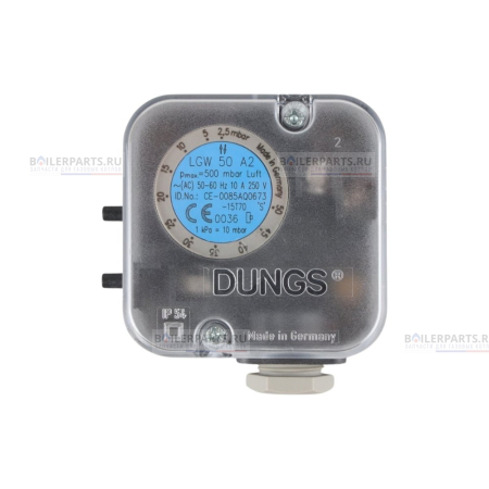 Реле давления воздуха LGW 50 A2 M DUNGS 2.5-50 mBar 272341