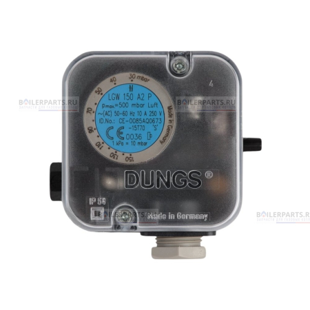 Реле давления воздуха LGW 150 A2P DUNGS 30-150 mBar 272354