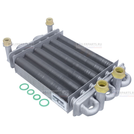 Теплообменник первичный битермический 200 мм SOLLY 2xj1750013