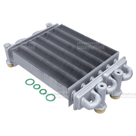 Теплообменник первичный битермический 200 мм SOLLY 2xj1750013