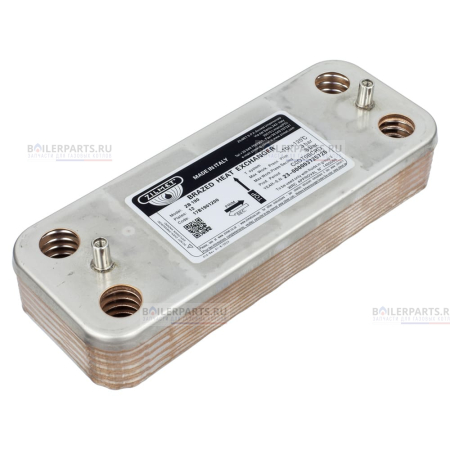 Теплообменник вторичный 190 мм 12 пластин ALPENHOFF ZILMET 30631400300401