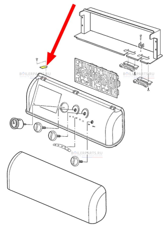 Держатель крышки FERROLI ABB 34300470