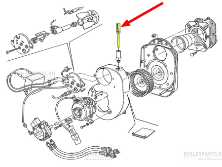 Шкала винта регулировки воздуха FERROLI ABB 35602140
