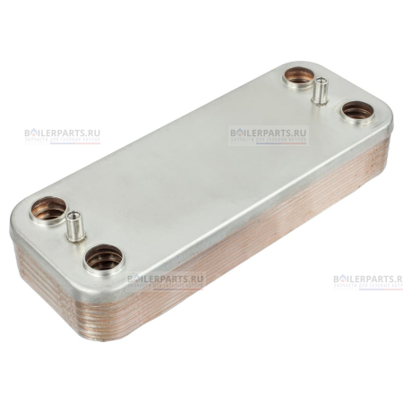 Теплообменник вторичный 190 мм 12 пластин FERROLI ZILMET 39899027