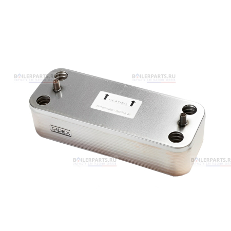 Теплообменник вторичный 190 мм 16 пластин FERROLI ZILMET 39835630