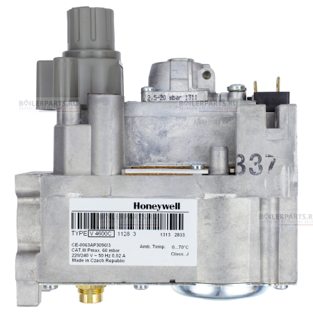 Газовый клапан 6 bar HONEYWELL V4600C1128