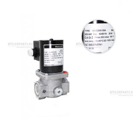 Газовый клапан Rp 1" 6 bar HONEYWELL VE4025A1145