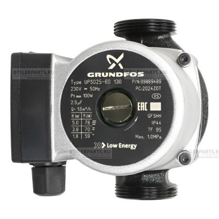 Насос циркуляционный Grundfos UPSO 25-60 130 для котлов Baxi BX4991100027