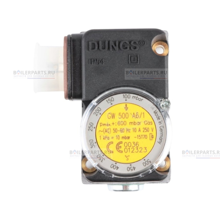 Реле давления газа GW500A6/1 DUNGS 100-500 mBar WEISHAUPT GW500A6/1